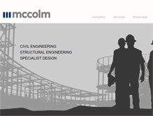 Tablet Screenshot of mccolm-design.com